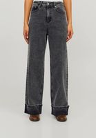 Jean taille haute JJXX Tokyo Wide Fold en denim gris