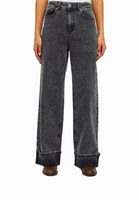 Jean taille haute JJXX Tokyo Wide Fold en denim gris