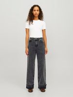 Jean taille haute JJXX Tokyo Wide Fold en denim gris