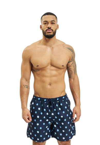 DEDICATED Badeshorts Dots Bademode Blau