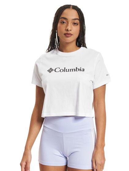 Camiseta corta blanca Columbia North Cascades