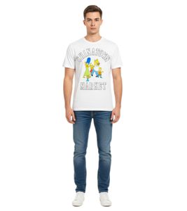 Chinatown Market Herren T-Shirt Familien-OG unifarbenes Design mit auffälligem Log Relaxed Fit ideal für Casual-Outfits Weiß