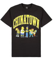 Chinatown Market Ha Ha Arc T-Shirt für Herren Grafisches Logo-Design Kurzarm Schwarz