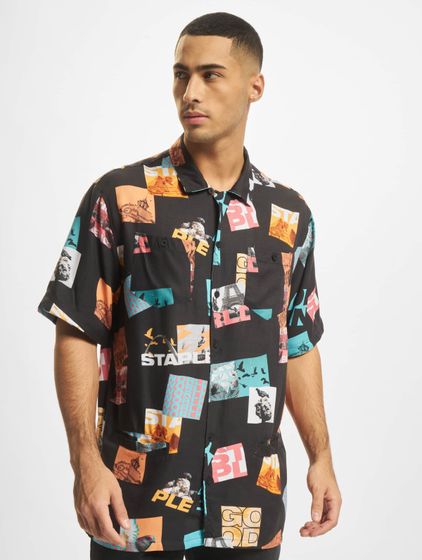 STAPLE Icons Shirt schwarz