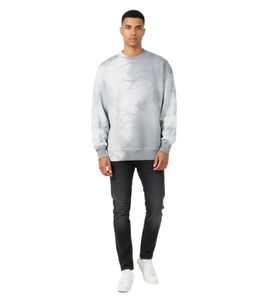 Daily Paper Herren Sweatshirt Lennox Hochwertiger Pullover aus weichem Material Rauchgrau