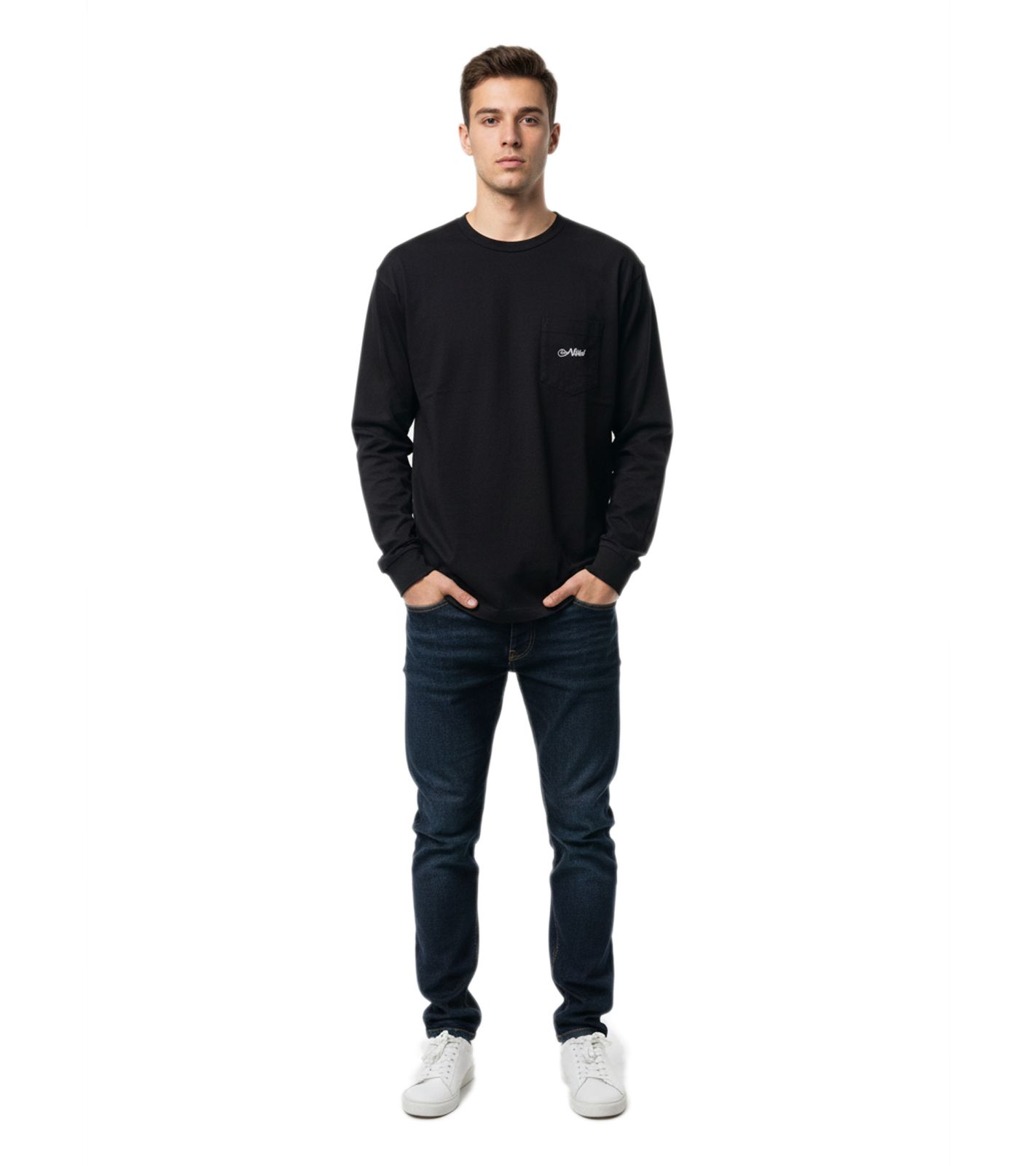 Neighborhood Classic C-Sweatshirt für Herren hochwertiger Premium-Pullover im klassischen Streetwear-Look Schwarz