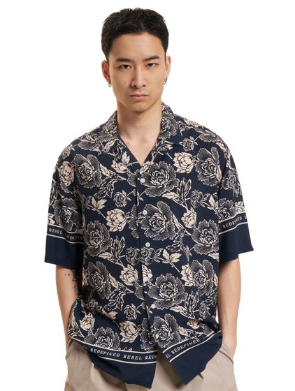 REDEFINED REBEL Dave Hemden navy flower