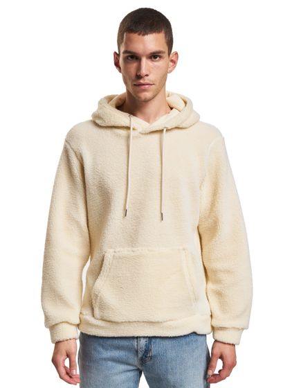 ONLY & SONS Remy Reg Teddy Hoody Antikweiß