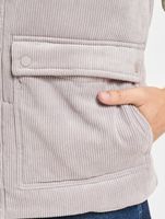 ONLY & SONS Cash Courduroy Pufferjacken aschgrau