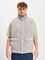 ONLY & SONS Cash Courduroy Pufferjacken aschgrau