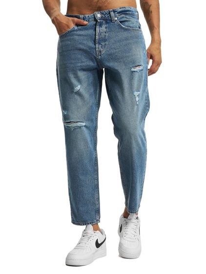 ONLY & SONS Avi Crop Slim Fit vaqueros ajustados azules