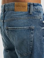 ONLY & SONS Avi Crop Slim Fit Schmal geschnittene Jeans blau