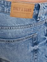 ONLY & SONS Edge Destroy loose-fitting jeans in light blue