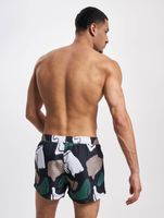 ONLY & SONS Todd Kürzeste abstrakte Badehose in Dunkelmarineblau