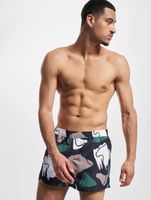 ONLY & SONS Todd Kürzeste abstrakte Badehose in Dunkelmarineblau