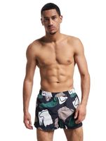 ONLY & SONS Todd Kürzeste abstrakte Badehose in Dunkelmarineblau