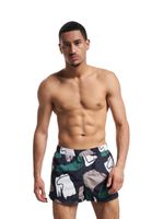 ONLY & SONS Todd Kürzeste abstrakte Badehose in Dunkelmarineblau