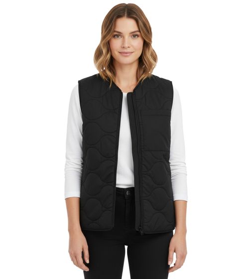 ONLY & SONS Art Quilt Liner Damen Weste Outdoor mit seitlichen Eingriffstaschen Torf