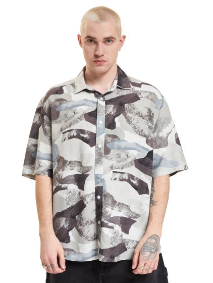 Only & Sons Bud Life Linen Hemden Surfspray