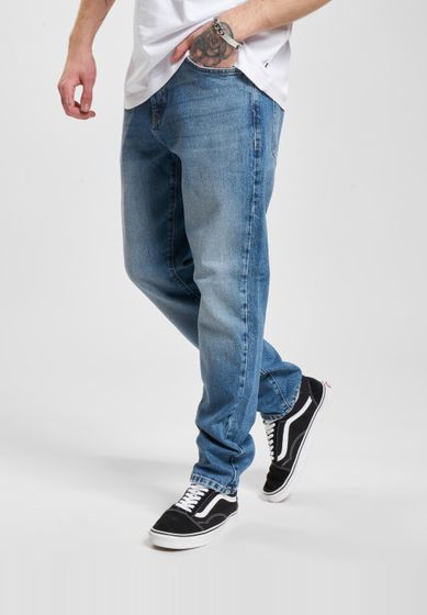 ONLY & SONS Yoke MB 9360 Dot Tapered Fit Jeans mittelblauer Denim