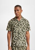 ONLY & SONS Noy Resort Abstract Hemden dusty olive