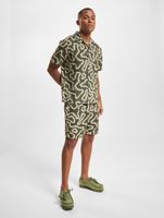 ONLY & SONS Noy Resort Abstract Hemden dusty olive