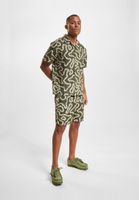 ONLY & SONS Noy Resort Abstract Hemden dusty olive