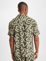 ONLY & SONS Noy Resort Abstract Hemden dusty olive