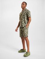 ONLY & SONS Noy Abstract Shorts in staubigem Olivgrün