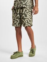 ONLY & SONS Noy Abstract Shorts in staubigem Olivgrün