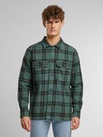 ONLY & SONS Oliver Twill Overdye Hemden darkest spruce black