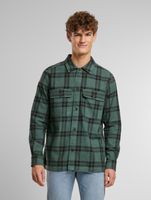 ONLY & SONS Oliver Twill Overdye Hemden darkest spruce black
