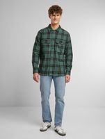 ONLY & SONS Oliver Twill Overdye Hemden darkest spruce black