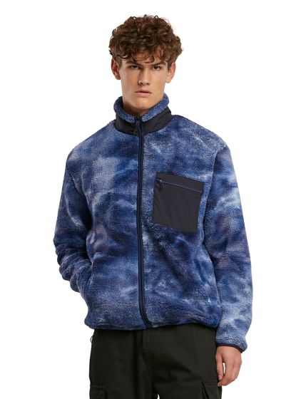 ONLY & SONS Dallas Sherpa-Jacke Marineblauer Blazer/Batik