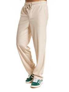 ONLY & SONS Sinus Life Lockere, plisseeartige Stoffhose in Moonstruck-Optik