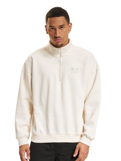ONLY & SONS Engel Vtg-Pullover mit halbem Reißverschluss, makellos