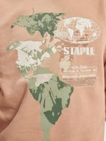 STAPLE Peachtree Rundhalspullover rot