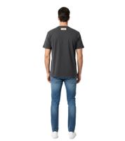 ROUGH Men's Pocket T-Shirt, Classic Fit, Chest Pocket, High-Quality Cotton, Black