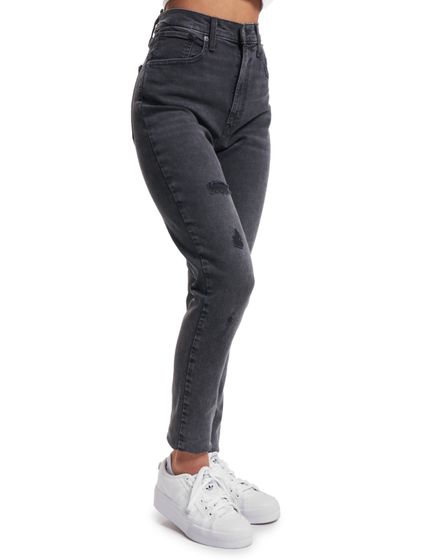 LEVI´S Mile High Super High Waist Jeans schwarz zerstört