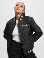 Chaqueta universitaria acolchada negra Sixth June Crew Chaqueta universitaria acolchada negra Sixth June Crew