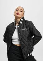 Chaqueta universitaria acolchada negra Sixth June Crew Chaqueta universitaria acolchada negra Sixth June Crew