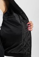 Chaqueta universitaria acolchada negra Sixth June Crew Chaqueta universitaria acolchada negra Sixth June Crew