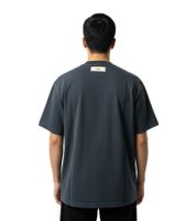 Rough. Essential Men's T-Shirt in Vintage Washed Look: A Modern Basic with a Comfortable Fit, Washed Gray
