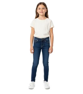 Noisy May Lucy Coffee Mädchen Kinder Jeans Skinny Fit Jeans in Dunkelblau