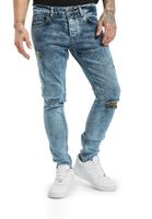 2Y Premium Daniel Skinny Fit Jeans blau