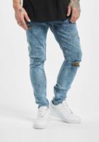 2Y Premium Daniel Skinny Fit Jeans blau