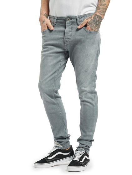 2Y Premium Daniel Skinny Fit Jeans Denimblau