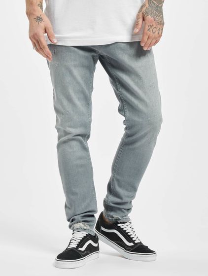 2Y Olaf Skinny Fit Jeans Denimblau