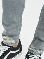 2Y Premium Olaf Skinny Fit Jeans Denimblau