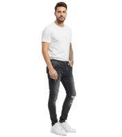 2Y Premium Steve Skinny Fit Jeans grau